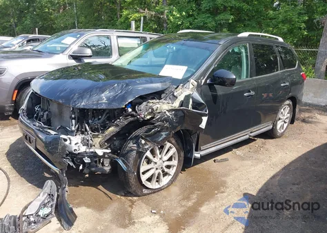 2015 Nissan Pathfinder Sl из США, поврежденный, VIN 5N1AR2MM7FC707876